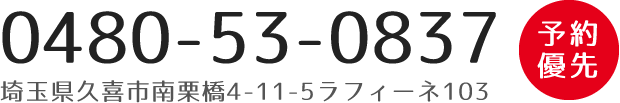 温心堂接骨院電話番号0480-53-0837